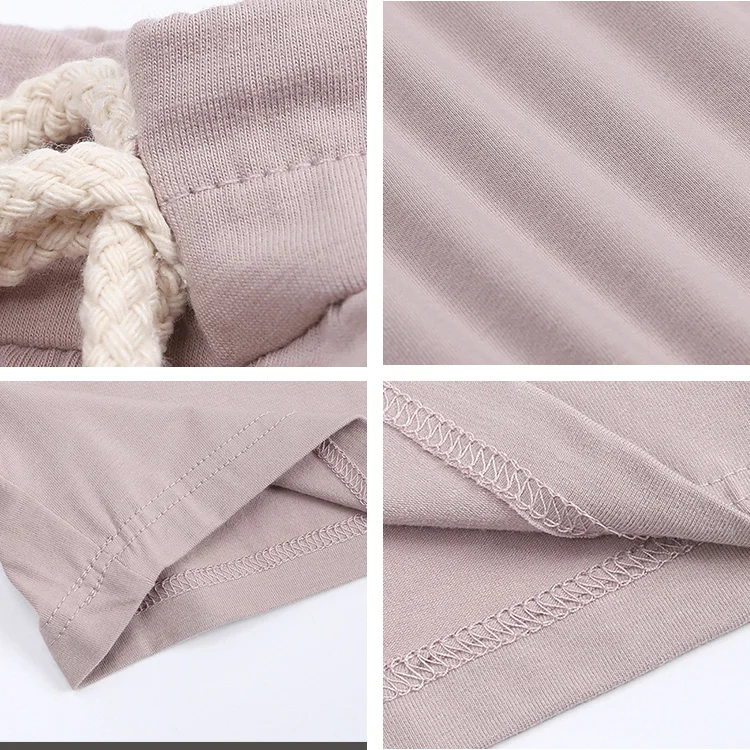 2022 New Custom Logo Cotton Unisex Kids Sets 2 Pieces Crew Neck T-shirt and Short Sets Kids Short Sets