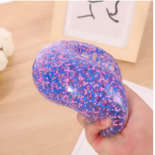 10cm Colorful DNA Stress Ball Anti-stress Ball Fidget Toys For Kids Adults Playing