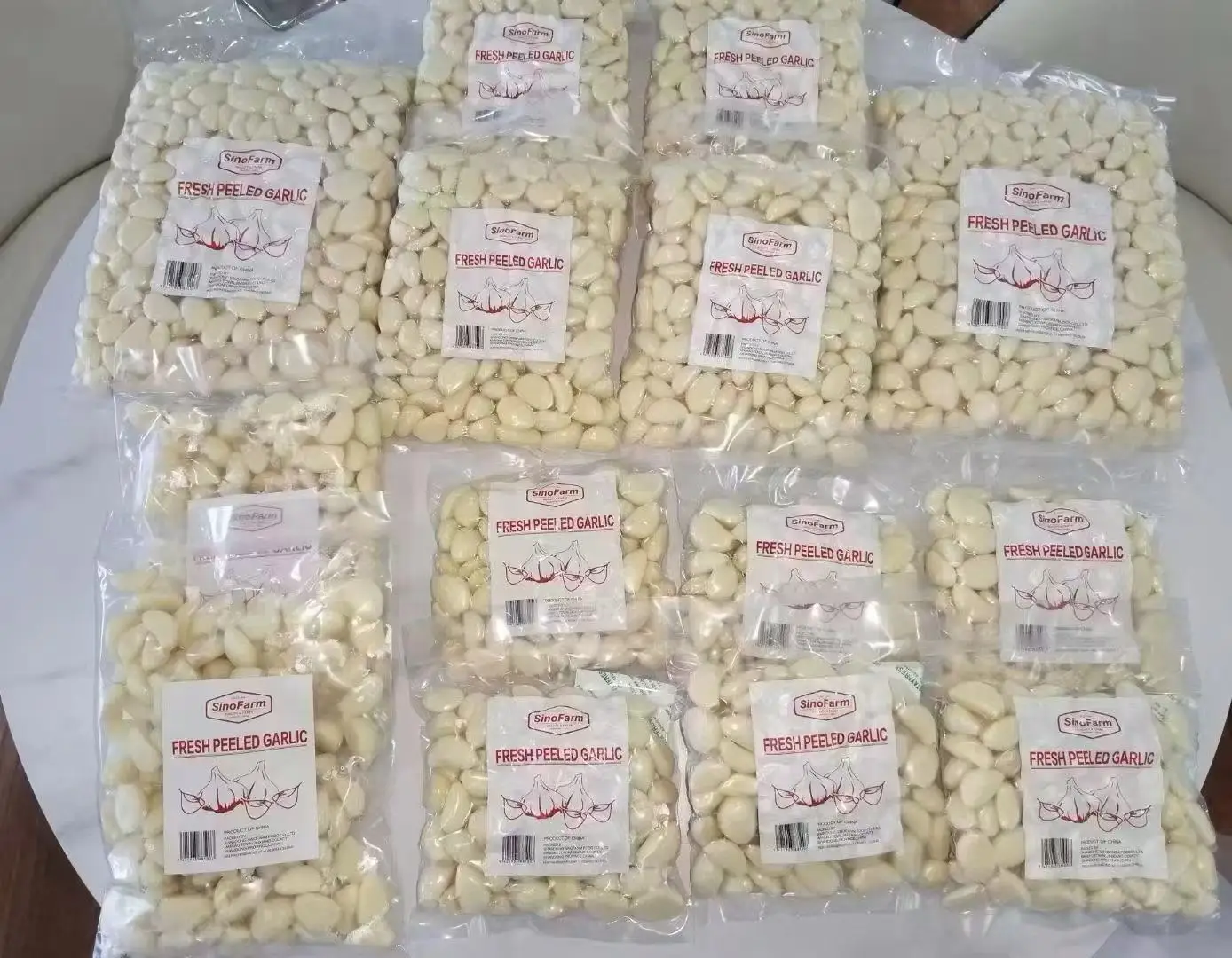 China Fresh Peeled Garlic Cloves normal white fresh ajo Manufacturer Supplier Chinese Peeled Garlic