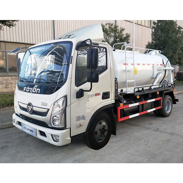 Euro 3 Sewage Tanker Truck Suction Trucks 2.771L