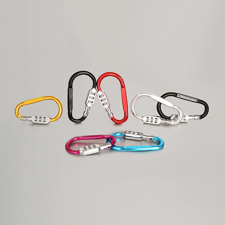 Low price hot sale  password lock High quality 3 wave wheel zinc combination lock padlock travel lock