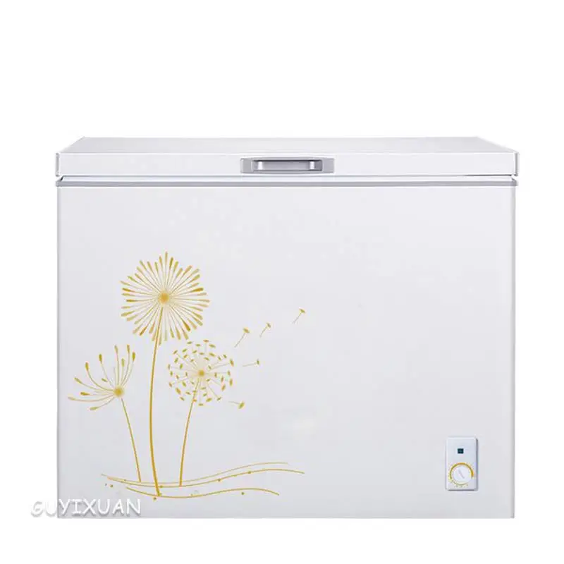 Top-freezer refrigerators Ice Cabinet Commercial Horizontal Refrigerator deep Chest refrigerator freezer with Large Capacity