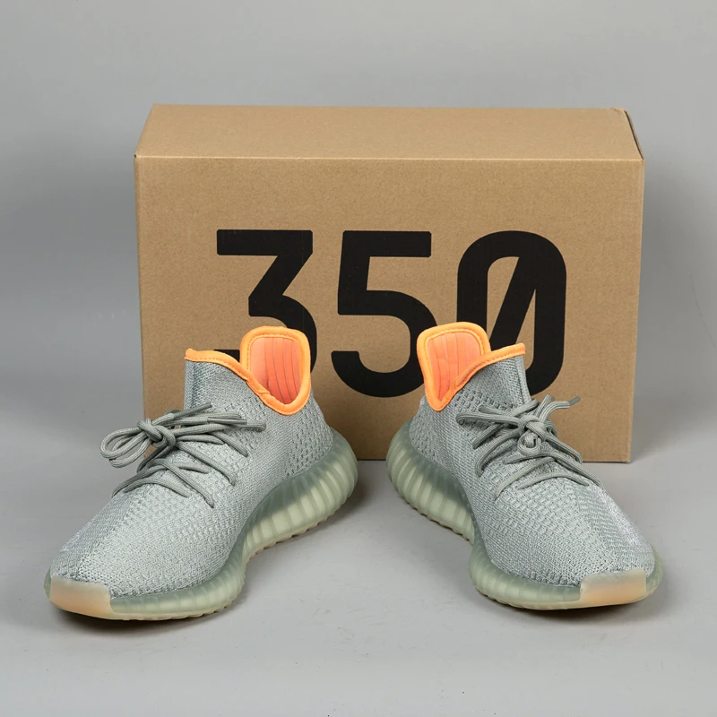 Высокое качество оригинальный бренд Yeezy 350 V2 мужская повседневная прогулочная обувь модные кроссовки Yeezy Спортивная мужская обувь Yeezy