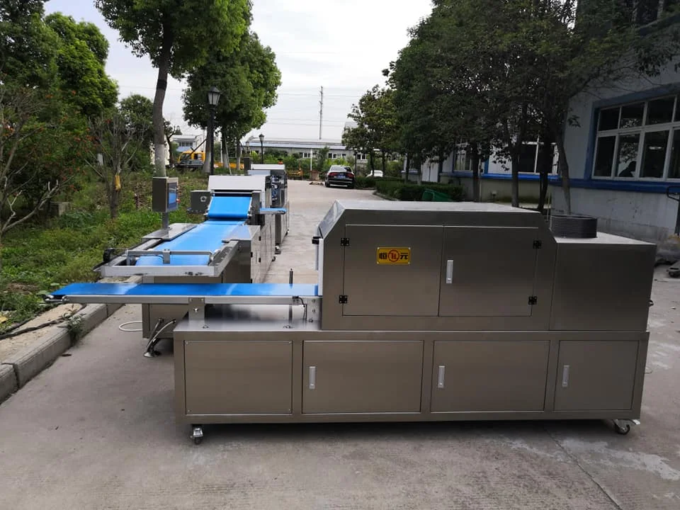 High efficiency multi function production line for pizza base arabic bread pita Naan bread produce