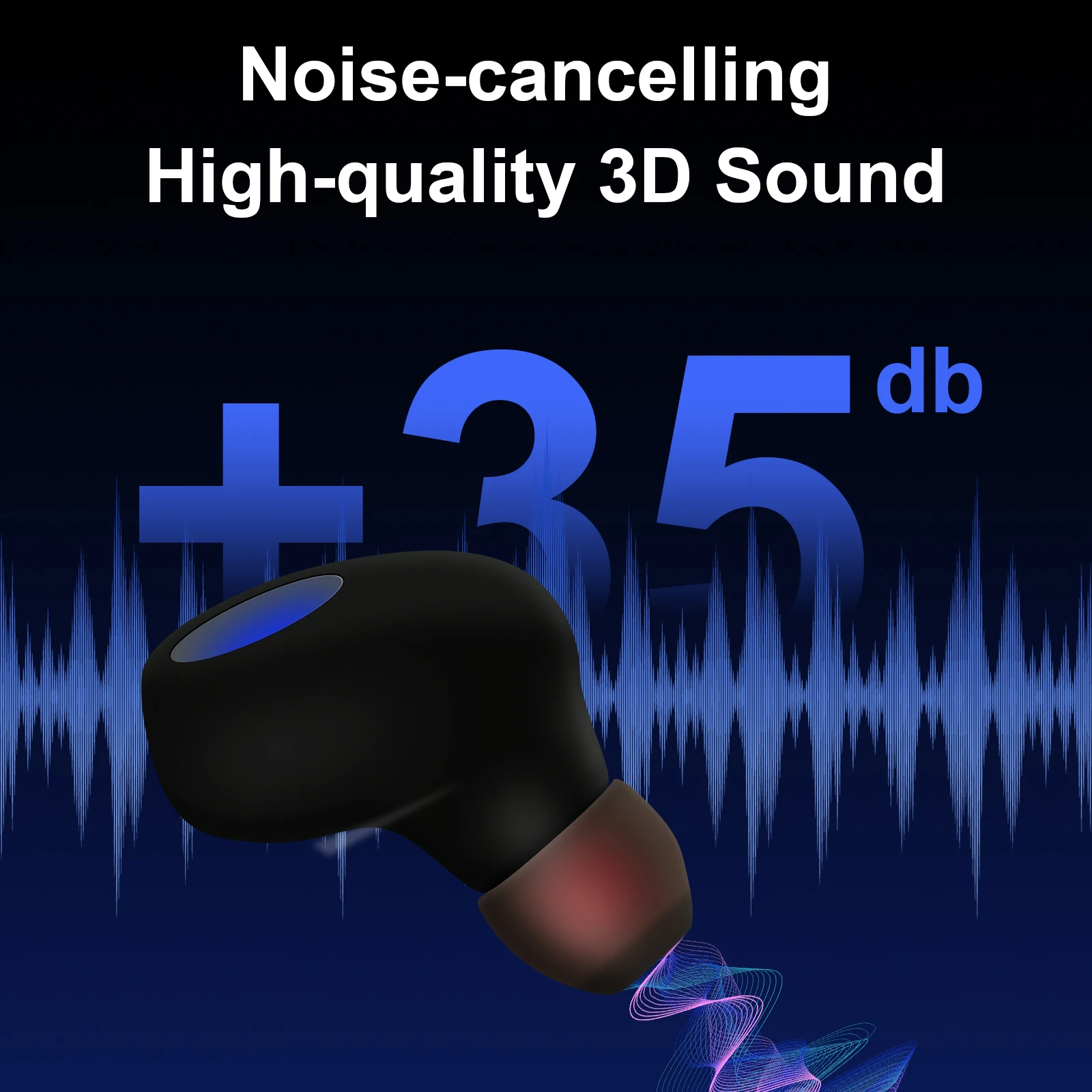 Rechargeable digital hearing aids with stable and clear sound quality Elderly Adults One-touch switch on and off