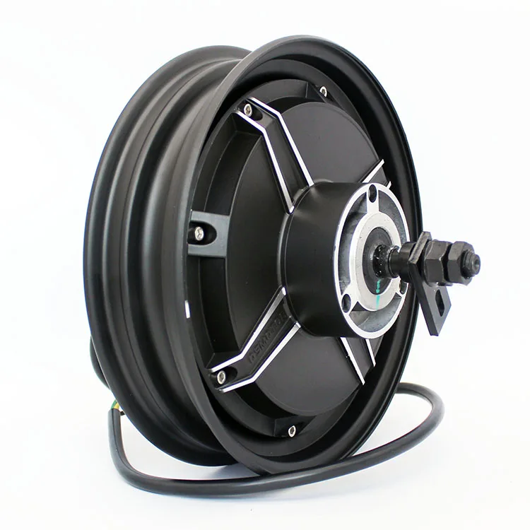 High torque 60V 72V 96V 10 inch 3000W electric hub motor for electric scooter motorcycle