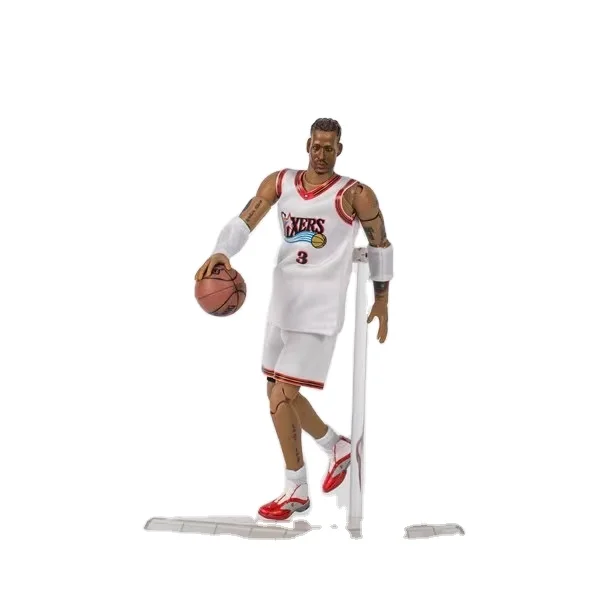 ASQ Basketball star NBA 1/9 Allen iverson no. 3 model color box figure toy