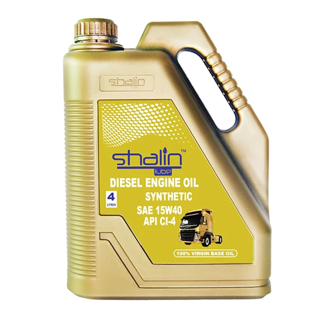 Shalin SAE 15W40 CI-4 Long Life Heavy Duty Super Performance Synthetic Diesel Engine Oil ISO Certified