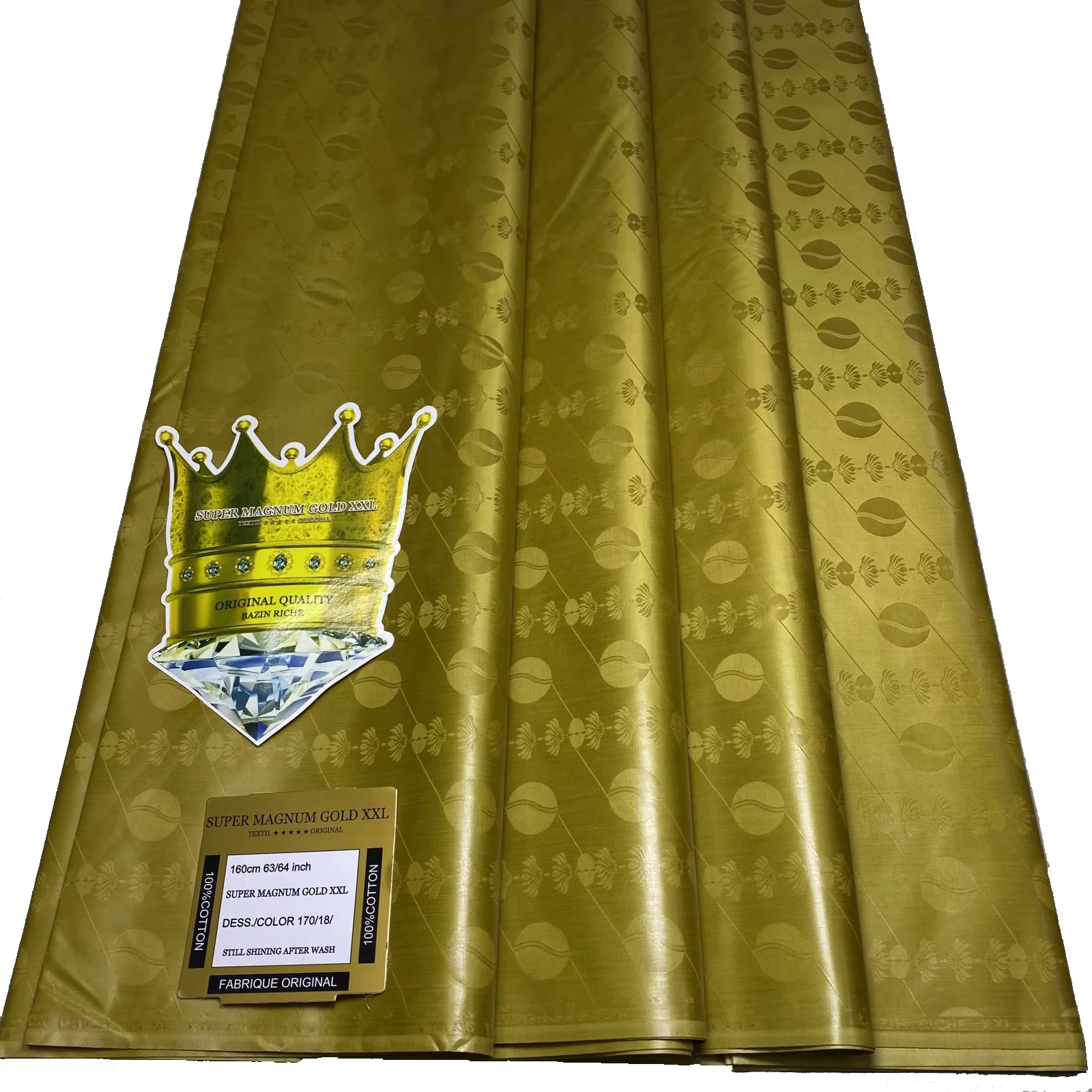 Perfume African Bazin  Fabric Nigerian Guinea Jacquard High Quality Cotton Bazin Riche Fabric
