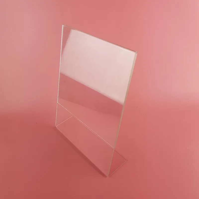 5x7 Slant Back Economy Acrylic Sign Holder Wholesale
