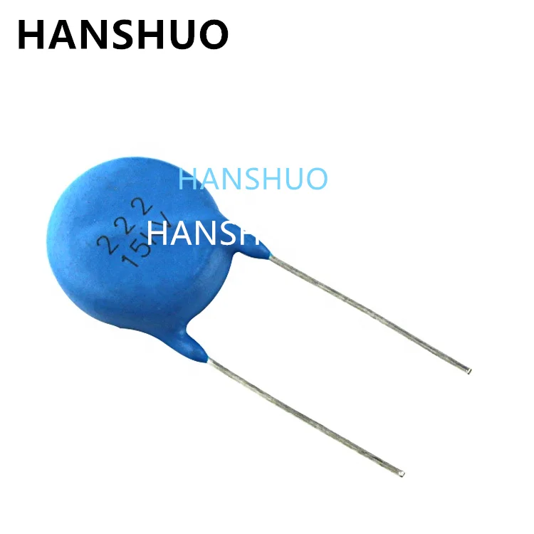 Высоковольтный керамический силовой конденсатор 15 кВ 222K с дисковыми