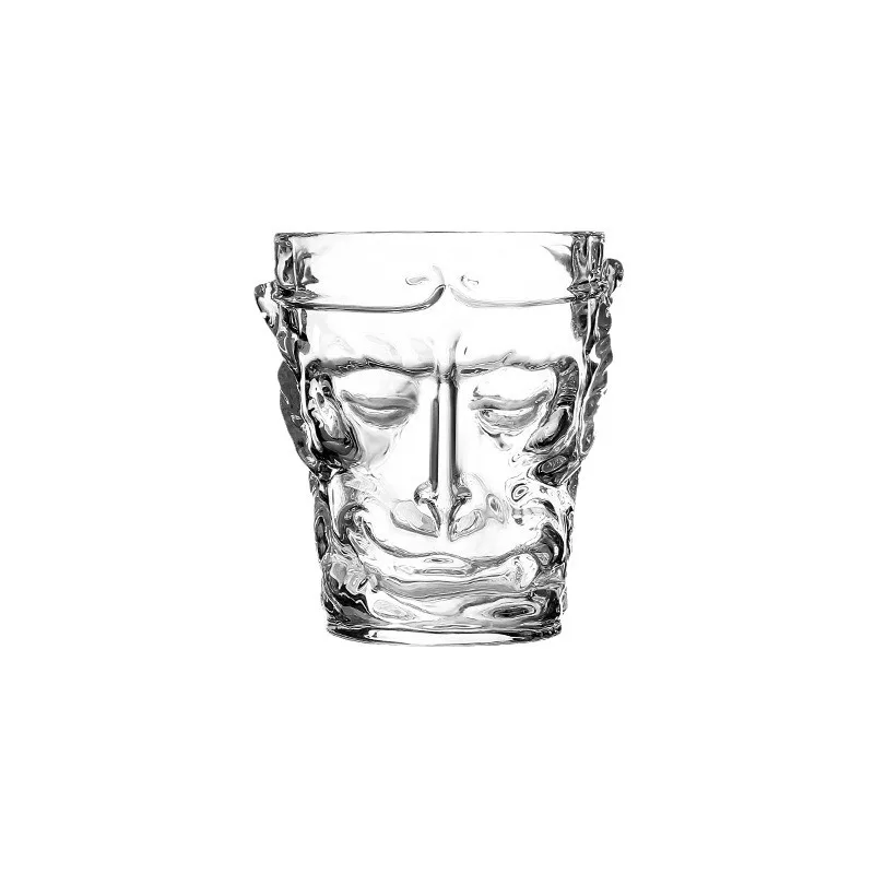 Explosive Black Myth Sun Wukong Master Cup Frosted Gold Glass Kung Fu Tea Cup with Lid Customizable Logo and New Design