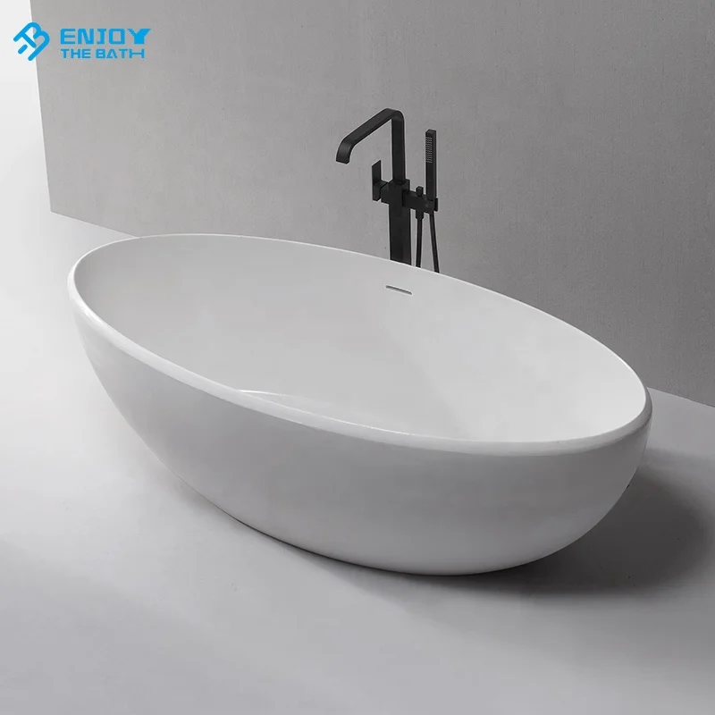 Artificial solid surface freestanding bathtub bathroom tubs and sinks