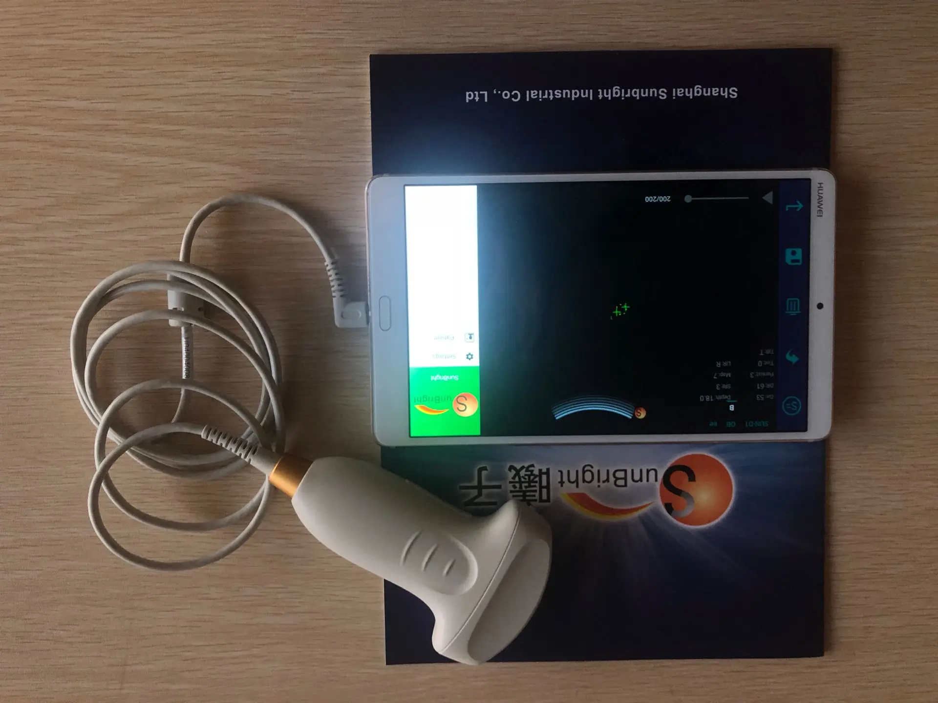  Выпуклый изгиб цветной Доплер беспроводной usb ультразвуковой зонд