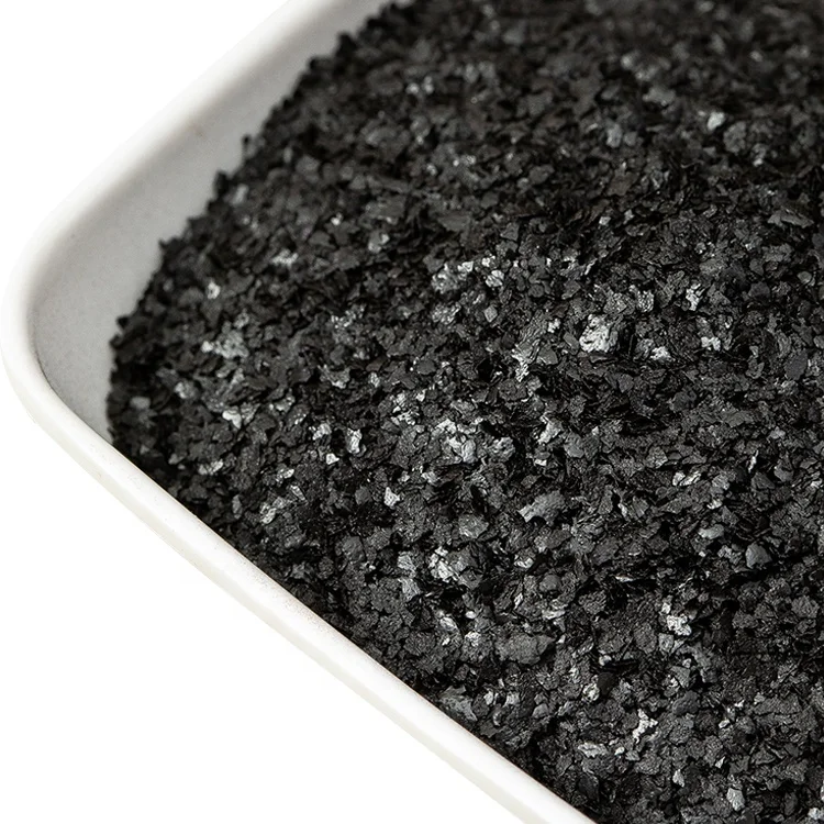 Сельскохозяйственное органическое удобрение, ГУМАТ натрия, блестящая хлопья с полным водорастворимым