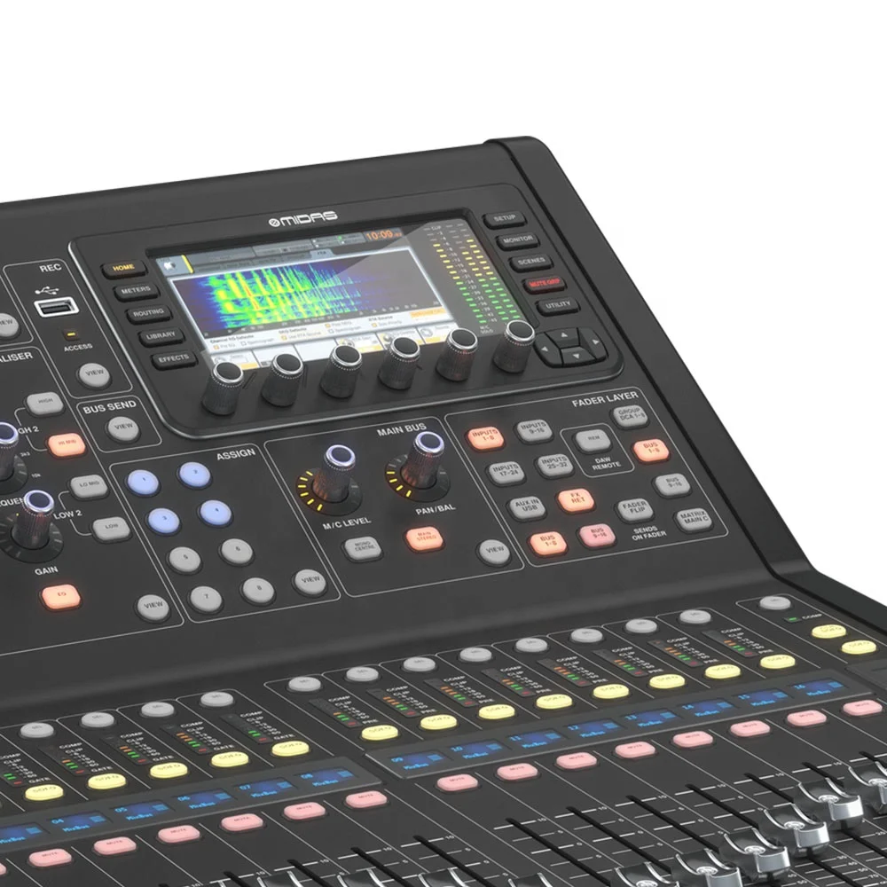 Midas M32R Live Digital Mixer 40-Channel With 16 Midas Preamps Digital Console Pa System Music Equipment