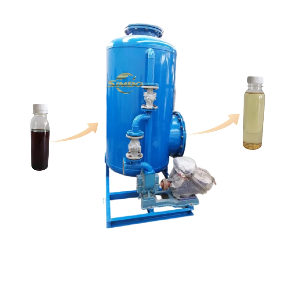 low investment china made  waste oil filtration system for waste oil decolor
