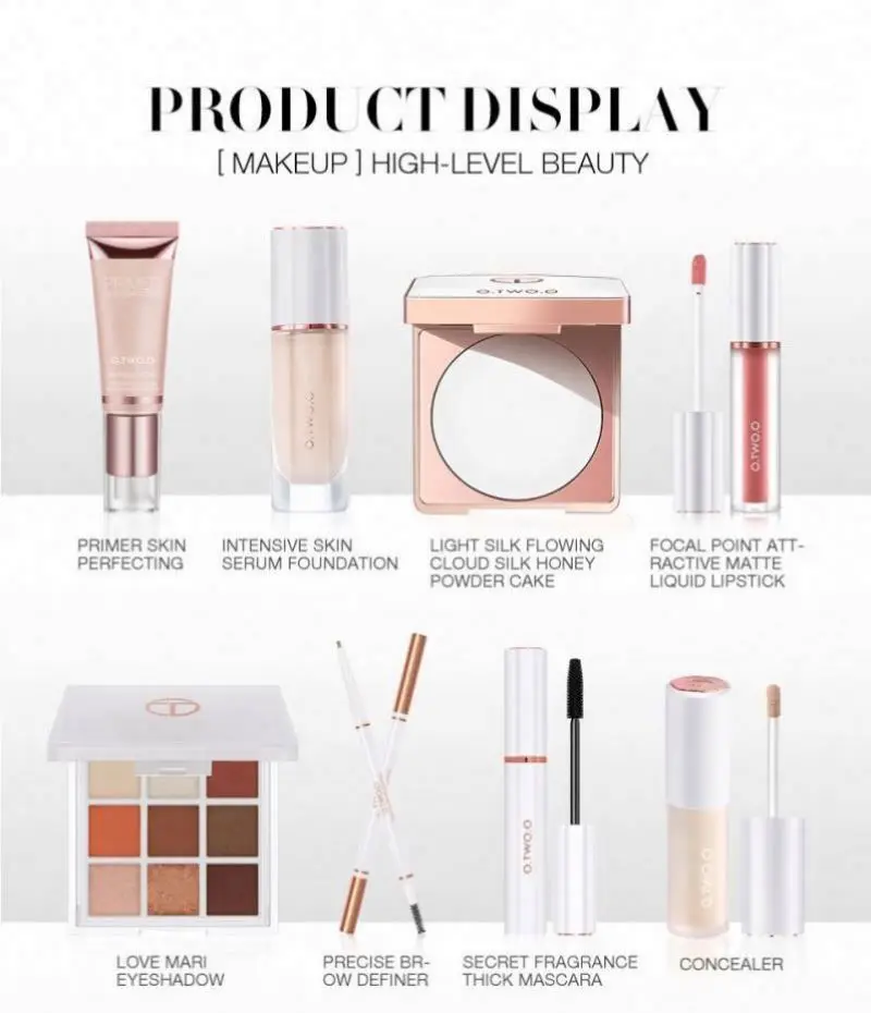 Best Portable Cosmetics Long Wearing Waterproof Traveling Makeup Kit Gift Set Hair Products