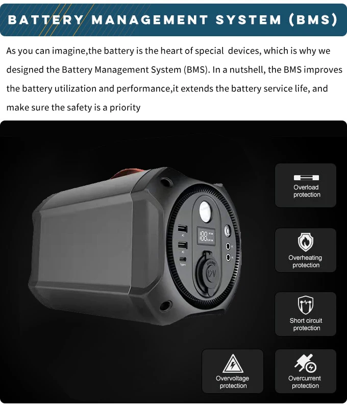 500wh Ups Energy Storage Power Supply Outdoor Portable Solar Power Generator