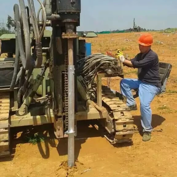 Solar pile machine longye solar ramming machine MZ130Y-2