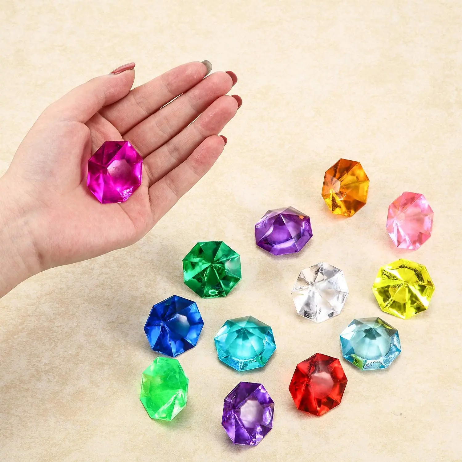 
Acrylic Diamond Gems Jewels Pirate Gems Set Treasure Jewels Chest Hunt Party Favors Acrylic Large Gems For Wedding 