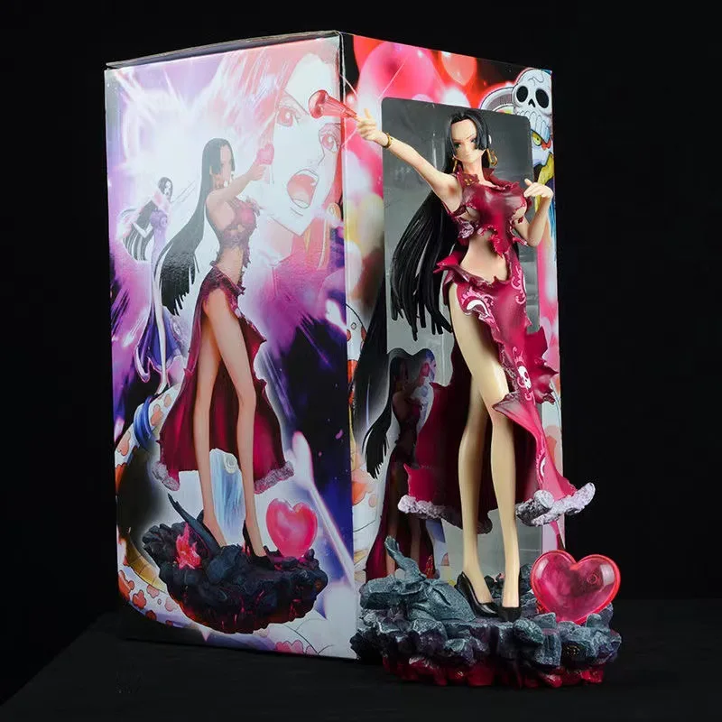 One Piece Figure Boa Hancock Anime Action Figure Sexy Girl Statue Collection Decoration Christmas Children Toy Gift 32CM