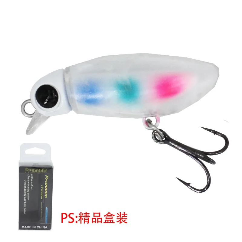 ABS plastic 38mm 2.7g Saltwater Floating Minnow lure artificial Hard Insect Bait Wobbler Fishing Lure