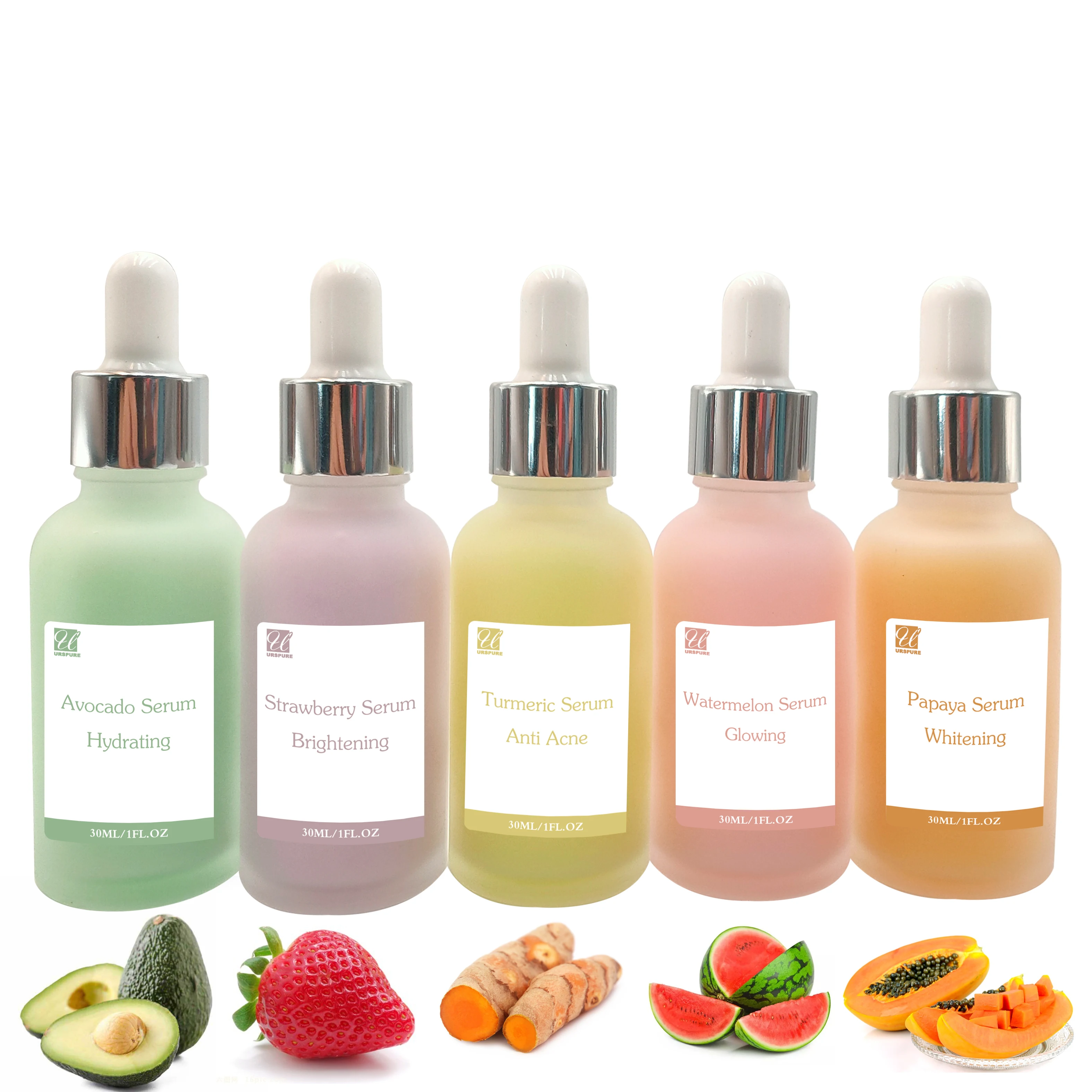skin care skin rejuvenation lightening  glowing watermelon face milk  Vitamin c Hyaluronic acid serum for hyperpigmentation