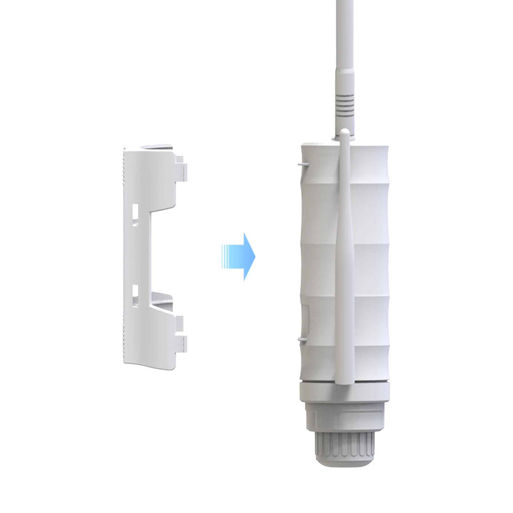 AC1200 двухдиапазонный гигабитный высокомощный уличный Wi-Fi AP/расширитель