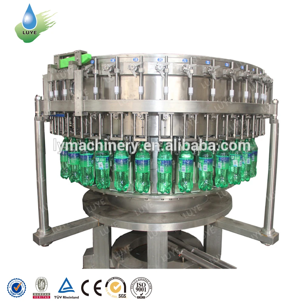 China Big Factory coco cola carbonated drink filling machine plastic bottle soft counter pressure system