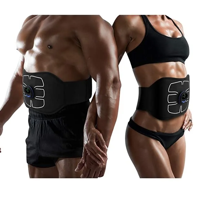 Wellshow Sport ABS Stimulator Abdominal Toning Belt Workout Portable Ab Stimulator Home Gym Workout Equipment