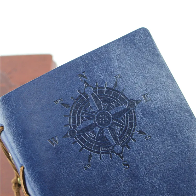 New style Vintage Pirate Anchors Notebook Leather Diary Notepad Loose