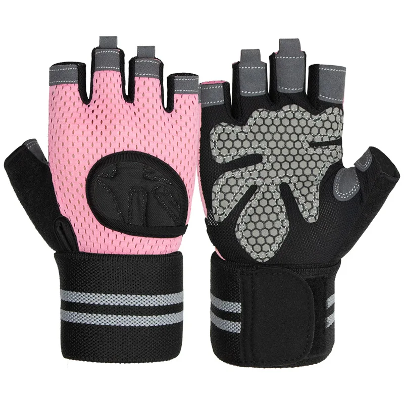wholesale custom logo fashion fitness workout gym exercise anti-slip weight lifting gloves for men and women