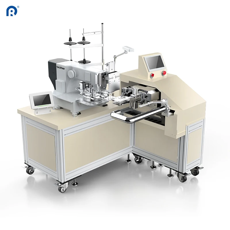 Brother sewing head curtain fabric pleating machine