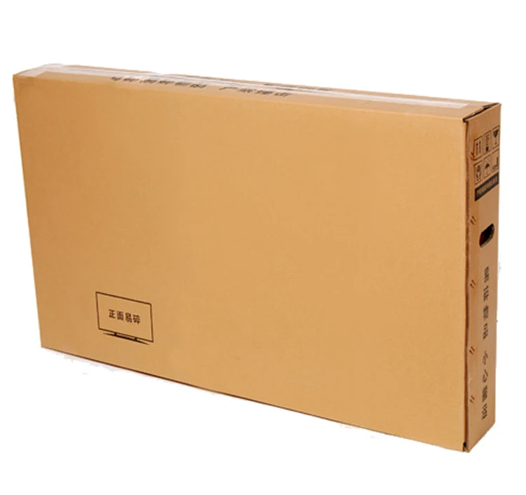 Изготовленные на заказ гофрированные цветные светодиодные коробки для телевизора Упаковка и доставка картонных коробок оптовая