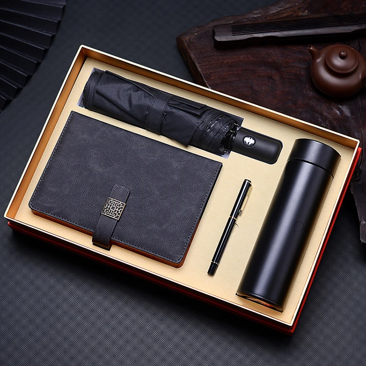 3-6 In 1 Custom Promotional Corporate Items Business Office Notebook Luxury Souvenirs Gift Sets