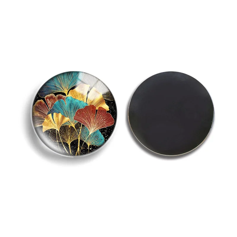 Glass Fridge Magnets Scenery Sublimation Epoxy Fridge Magnet Refrigerator Magnet