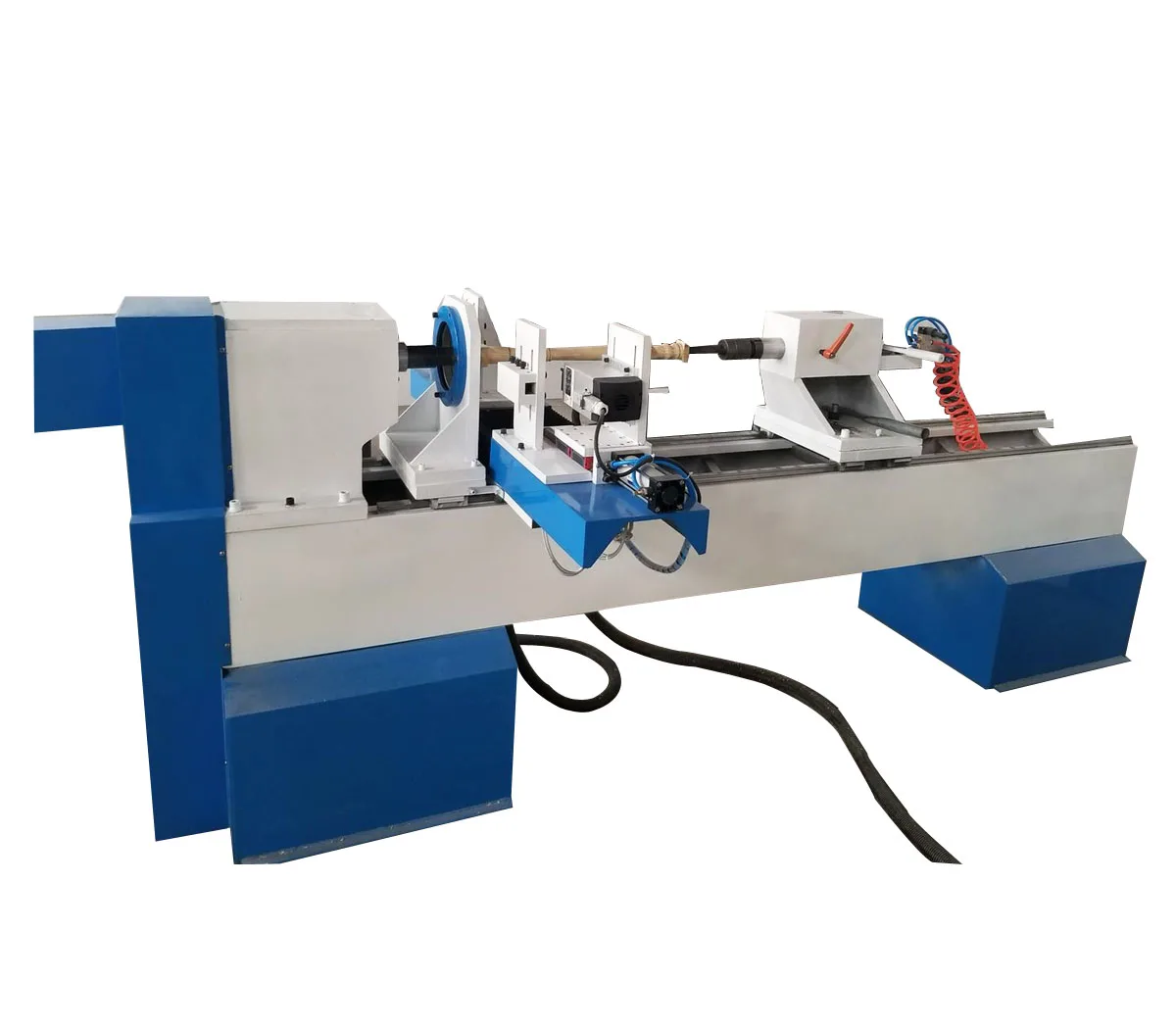  Chinese Automatic CNC wood carve lathe working turning for railing