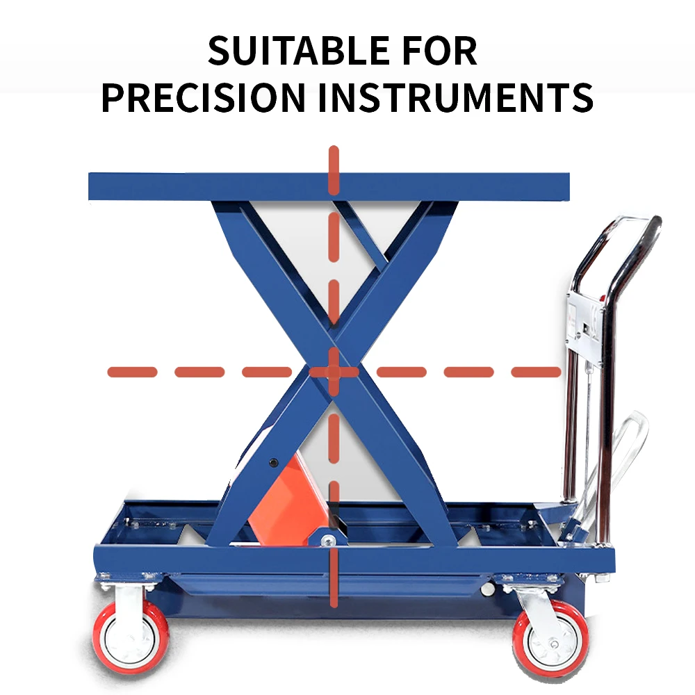 platform lifts 500kg 0.5ton hand hydraulic single scissor lift table