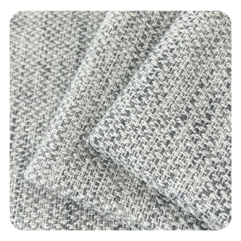 High quality manufacture Waterproof linen look sofa upholstery fabric