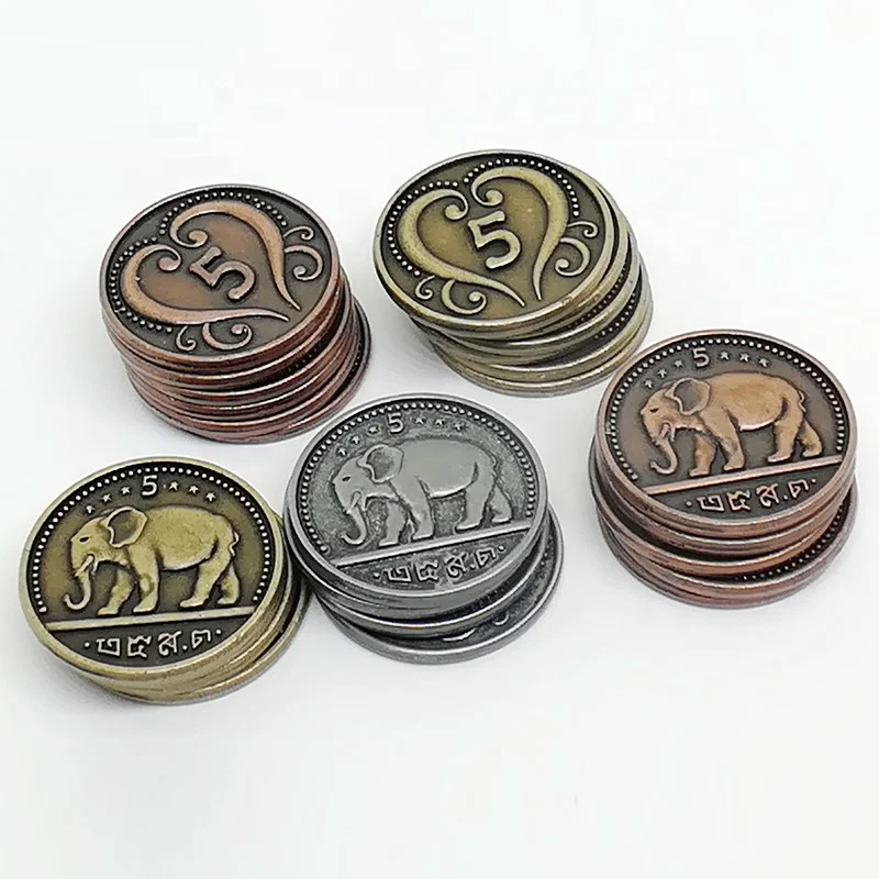China manufacture wholesale custom metal material pierced metal token