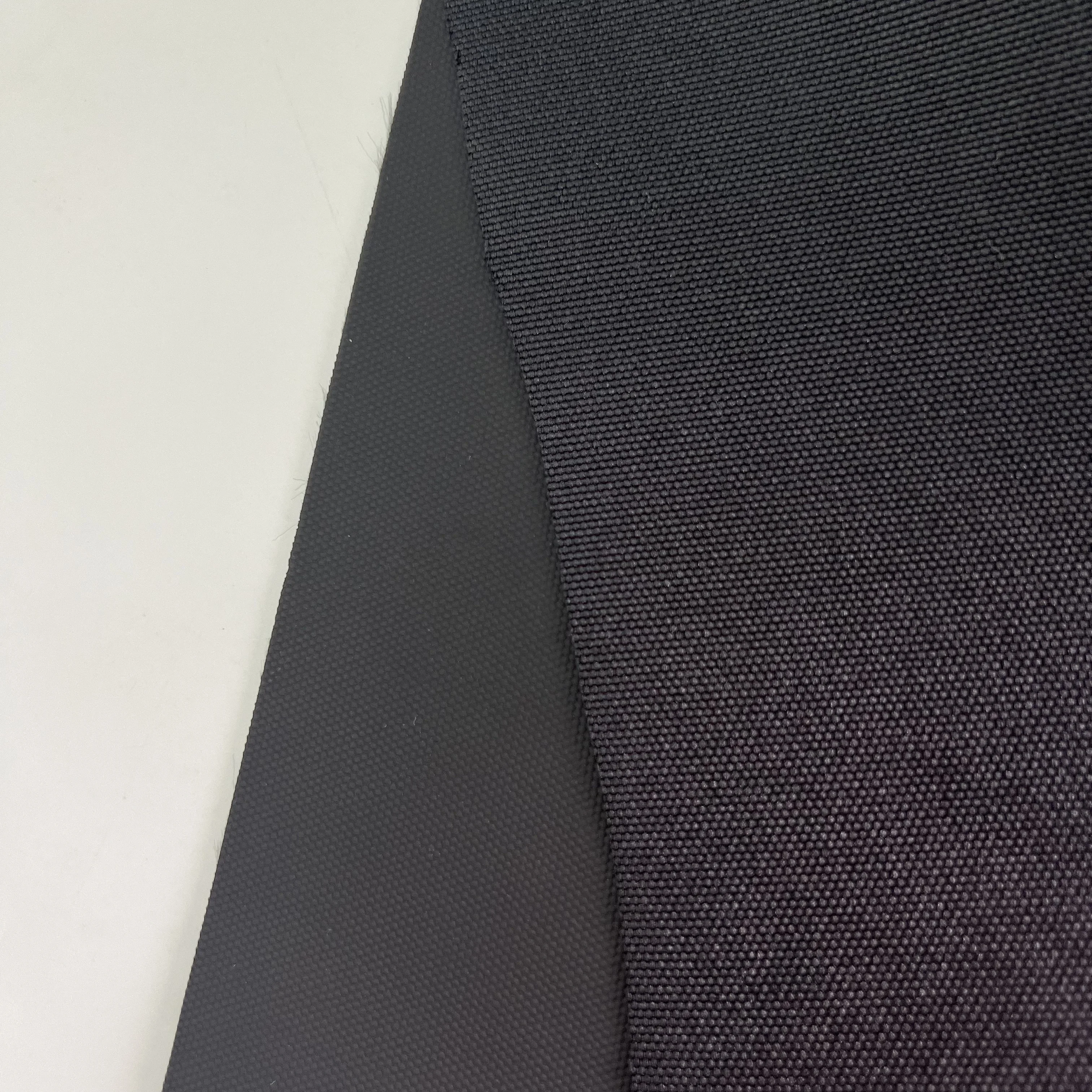 Waterproof Abrasion-Resistant 900D Oxford Fabric Bonded with Black TPU Film for Bag Luggage Awning Tent Use