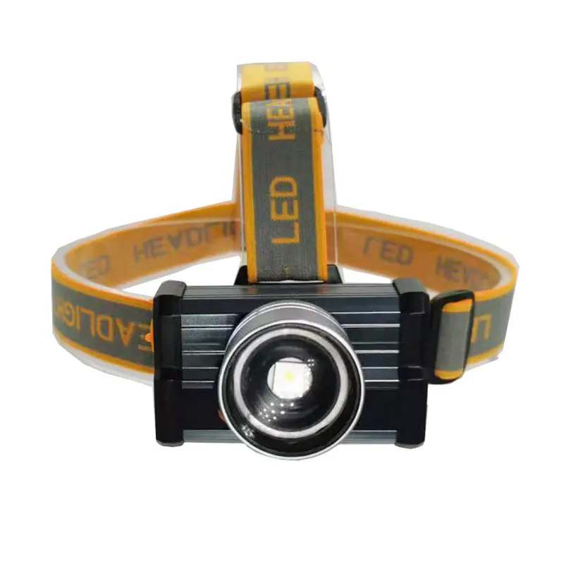 LED head light 3000mAh lithium battery can focus on head mounted lights for travel camping Telescopic focusing head light