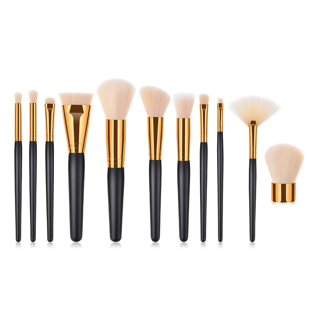 cosmetics wholesale price natural hair makeup brush set