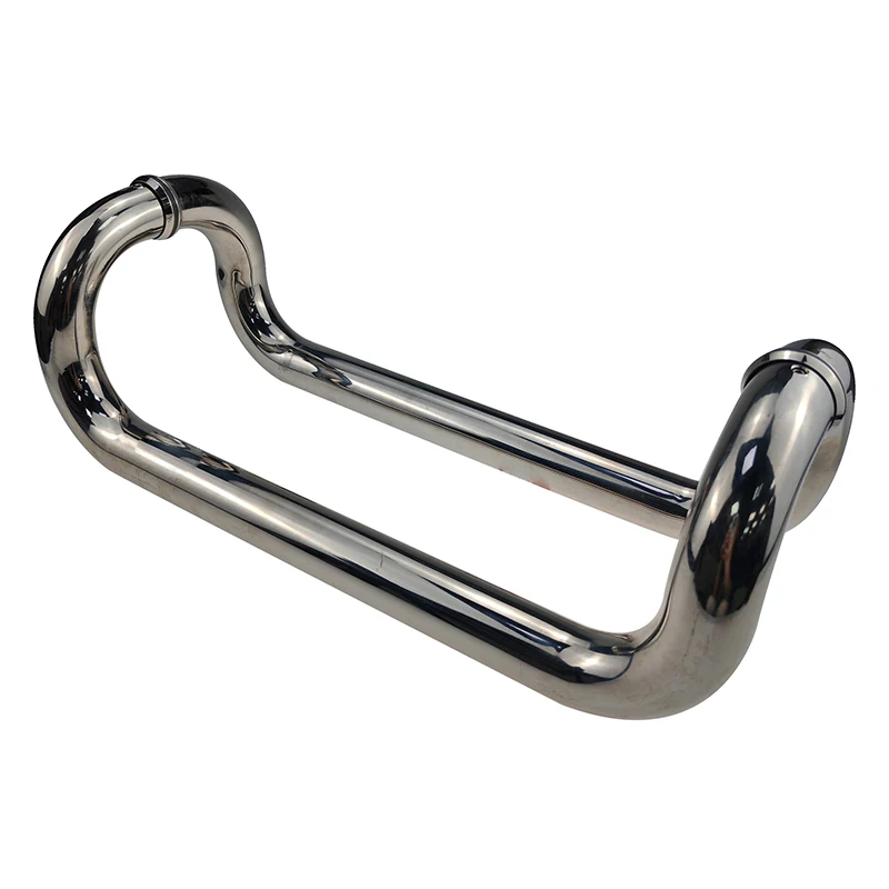 High Quality 15 Inch 0.8mm Thickness Stainless Steel Hotel Glass Door Handle