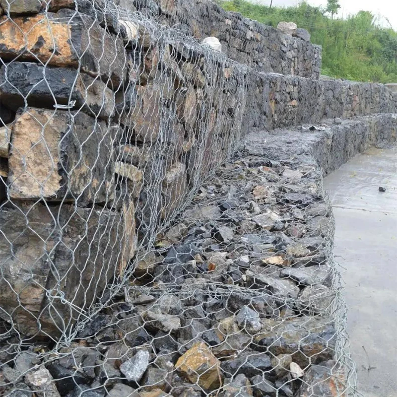 Retaining Wall Galvanized Gabion Mattress Iron Wire Mesh Gabion Basket Boxes In Malaysia