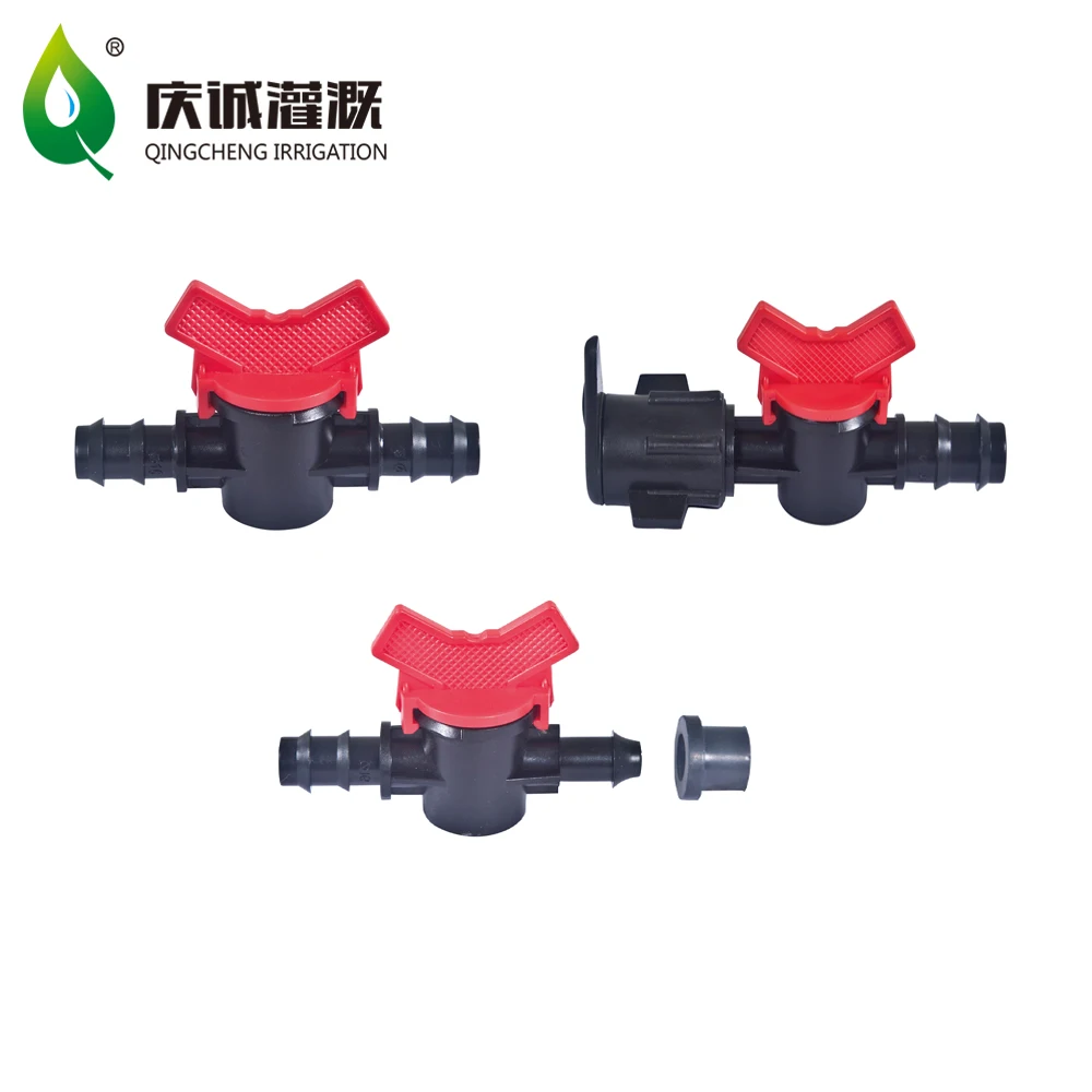 plastic mini valve  PE pipe connector for drip irrigation