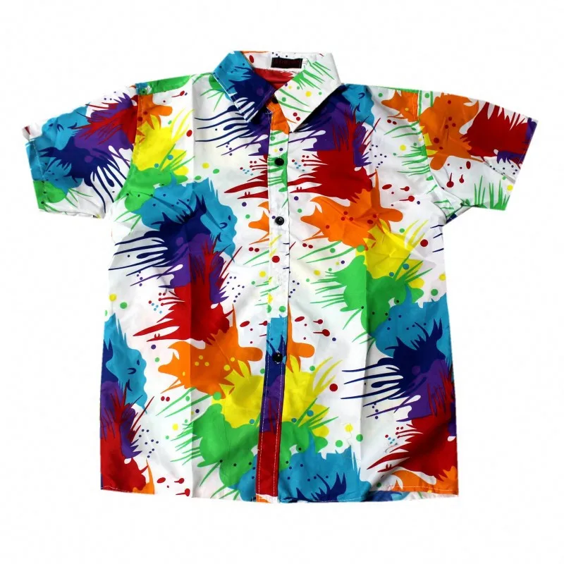Lower Price custom wholesale  Digital printing mens shirts from turkey