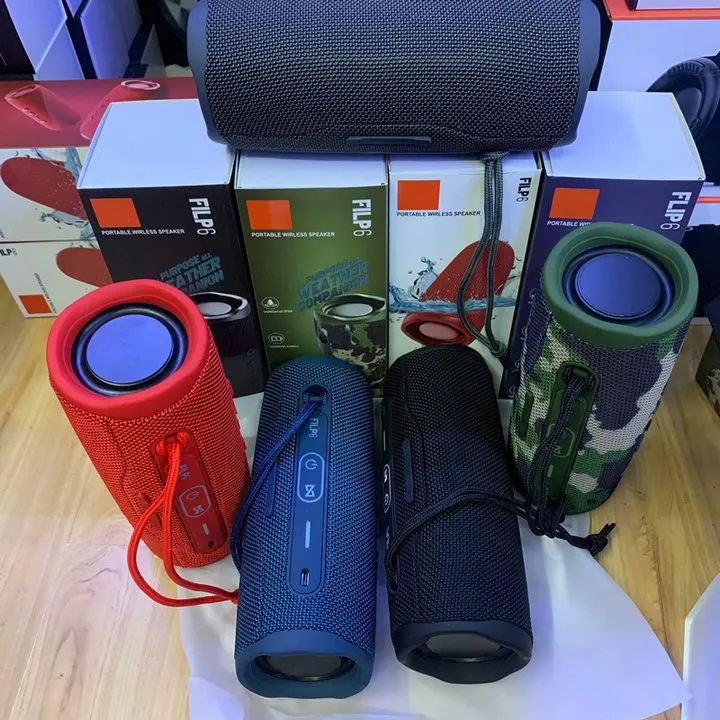 Лидер продаж водонепроницаемый уличный портативный динамик беспроводной JBLFLIP6 HiFi сабвуфер для мобильного