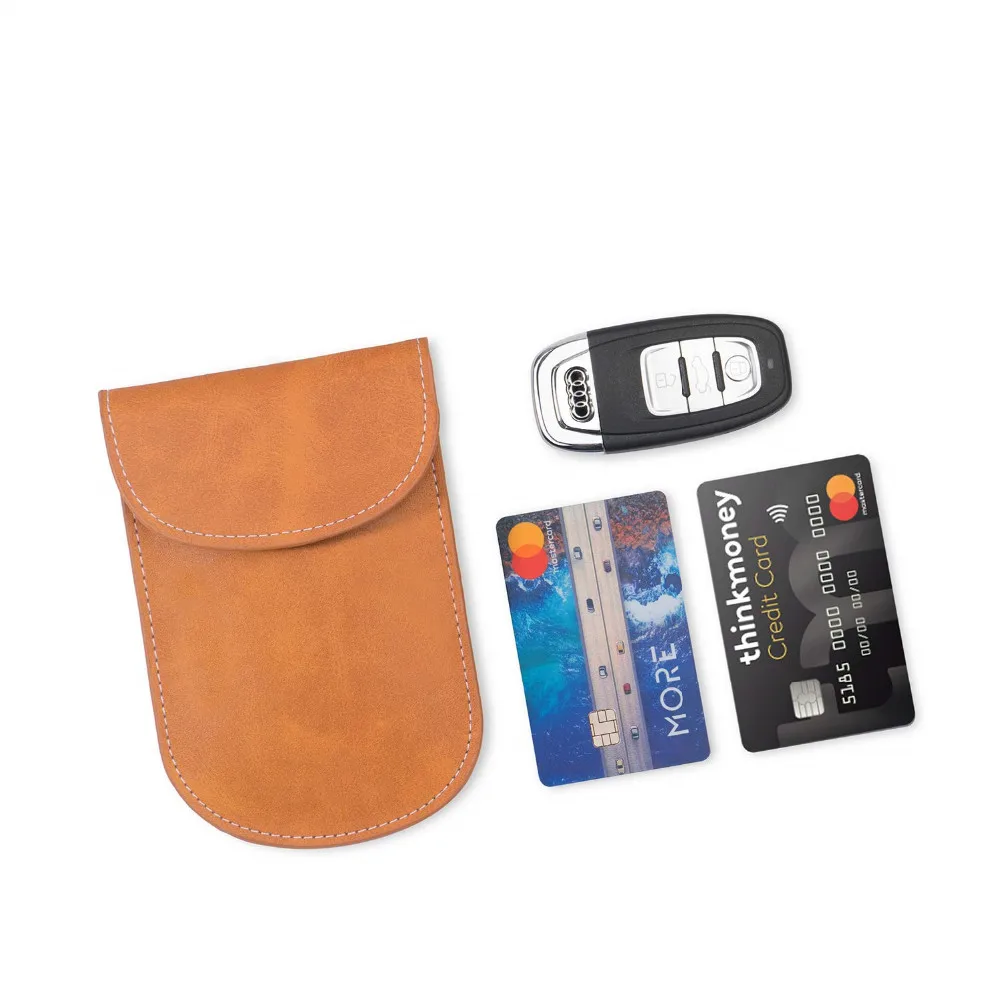 Лучшие сумки из натуральной кожи fobs faraday box для ключей чехол автомобильных